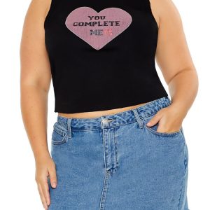 Plus Size Complete Mess Tank Top