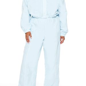 Plus Size Active Windbreaker Pants