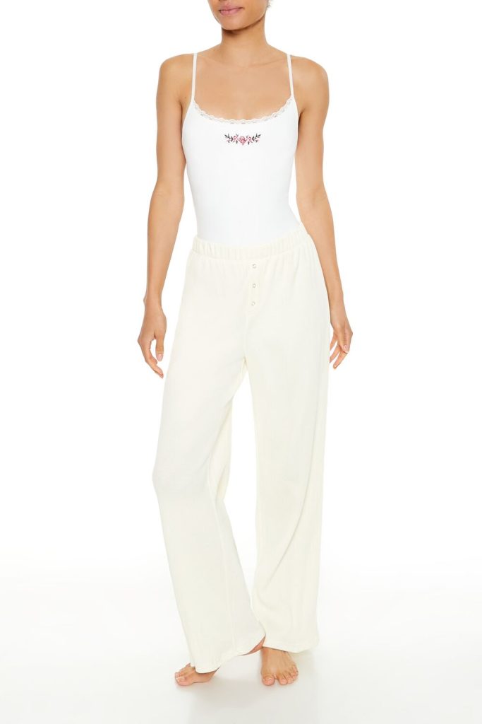 Seamless Rose Lingerie Bodysuit