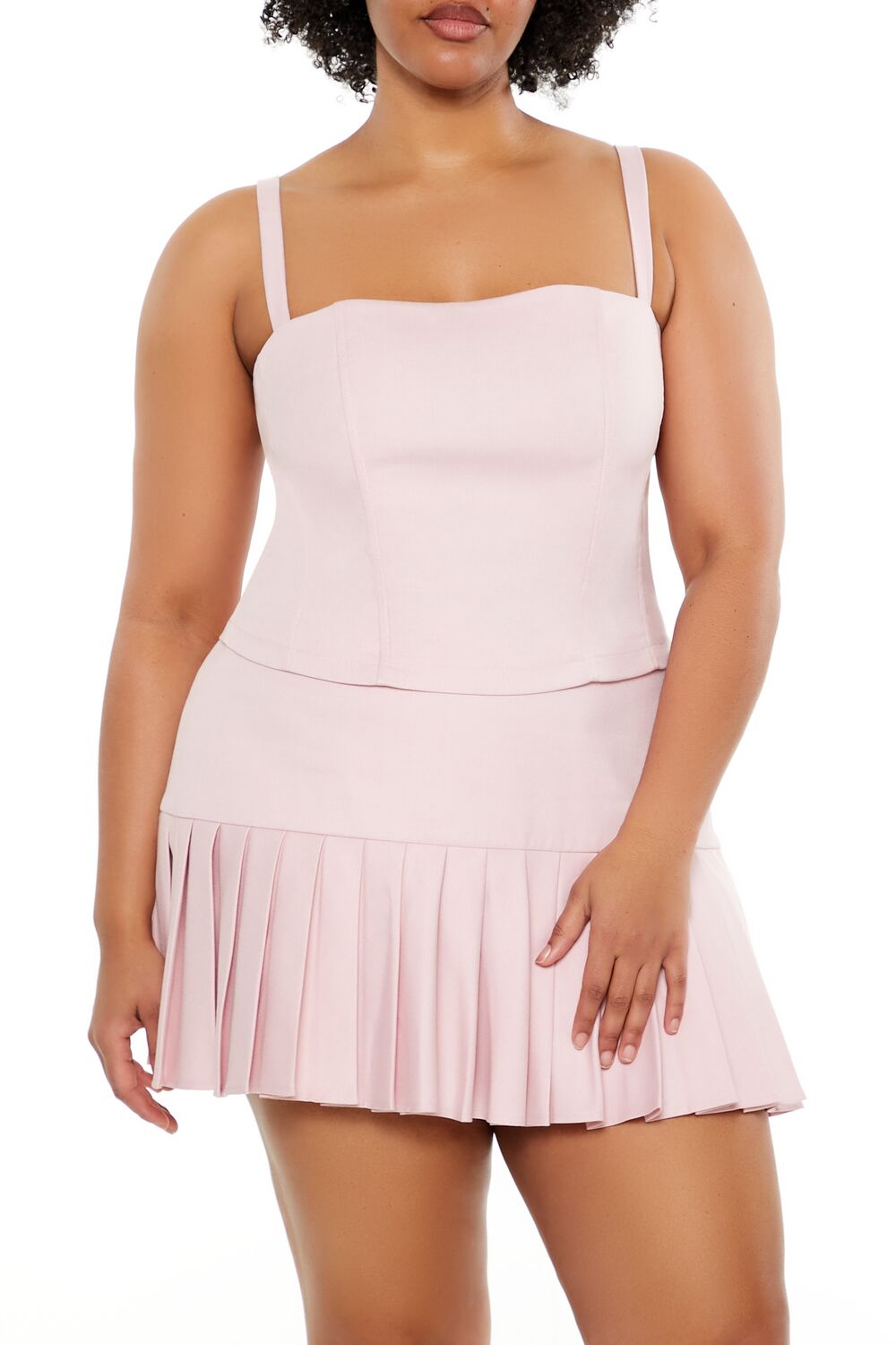 Plus Size Poplin Smocked Cami - Image 6