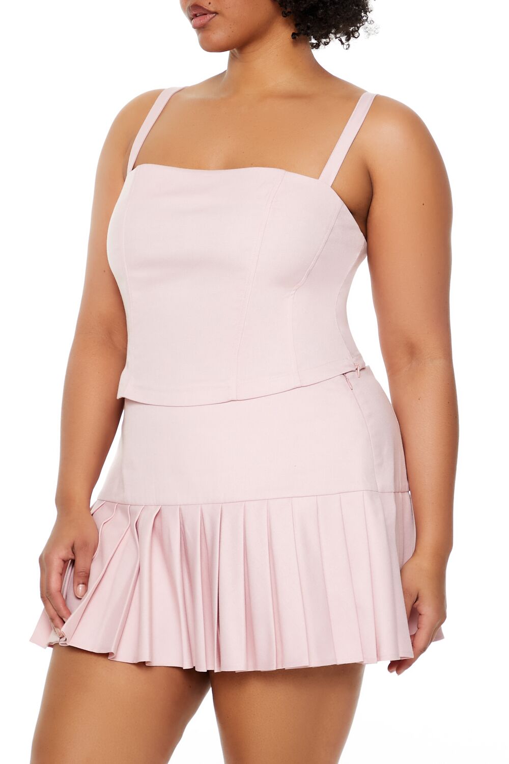 Plus Size Poplin Smocked Cami - Image 9
