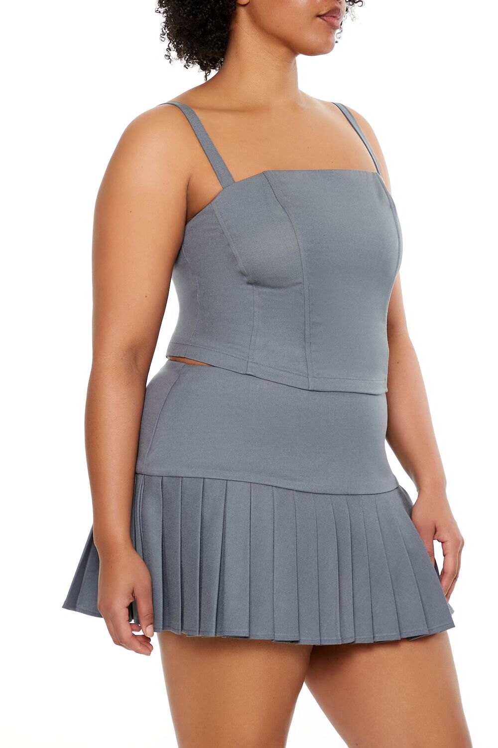 Plus Size Poplin Smocked Cami - Image 14