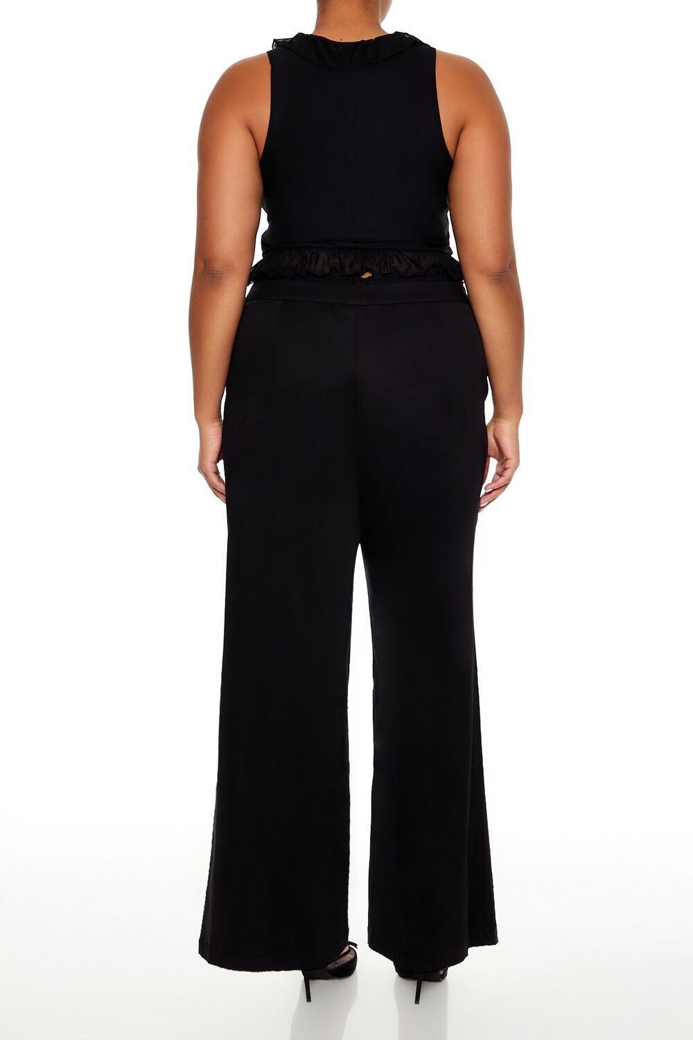 Plus Size Drawstring Straight Pants - Image 4