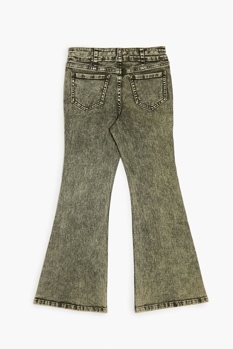 Girls High-Rise Flare Jeans (Kids) - Image 4