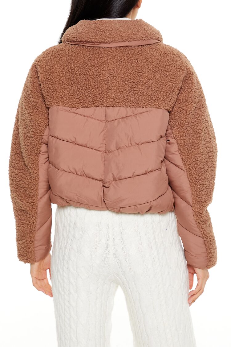 Faux Shearling-Trim Puffer Jacket - Image 5