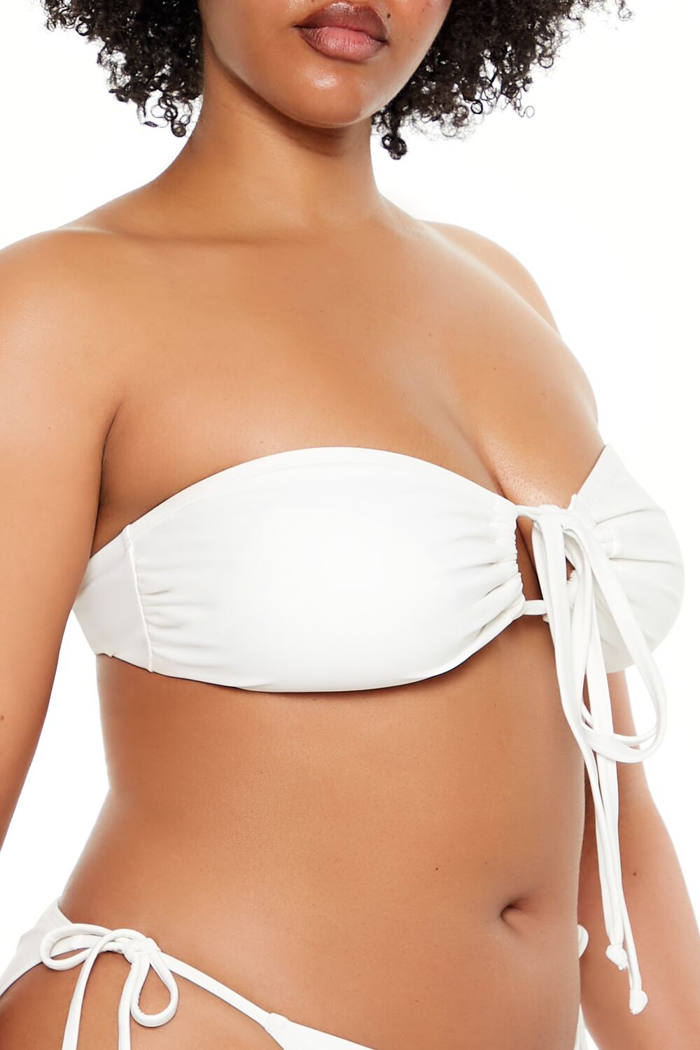 Plus Size Convertible Bandeau Bikini Top - Image 3
