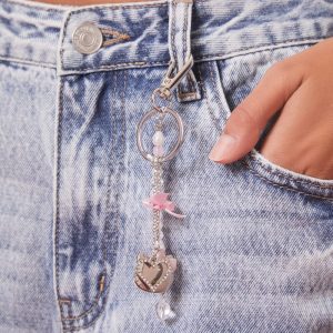 Hello Kitty Heart Keychain