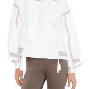 Quilted Two-Tone Puffer Jacket