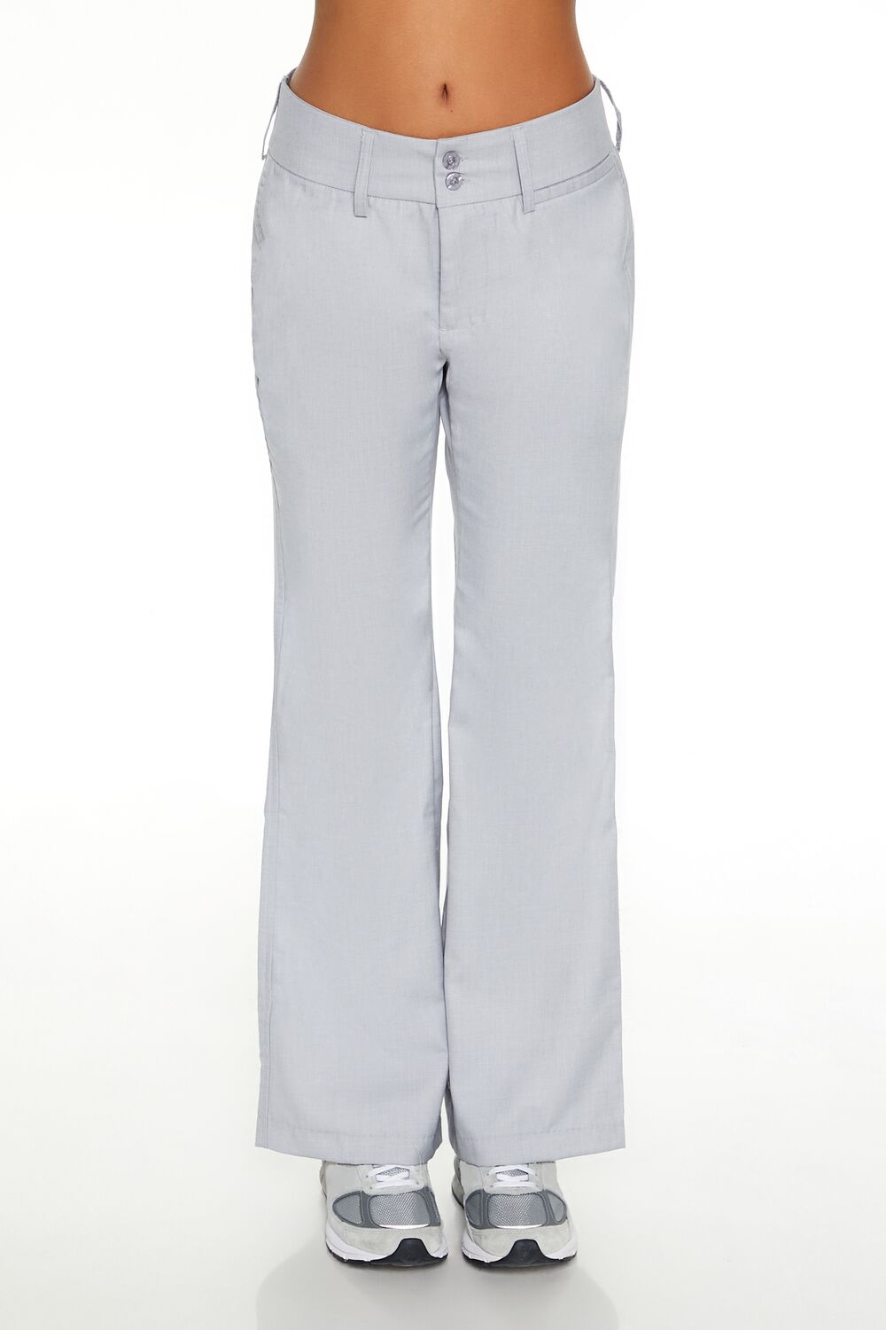 Low-Rise Straight Trouser Pants - Image 2