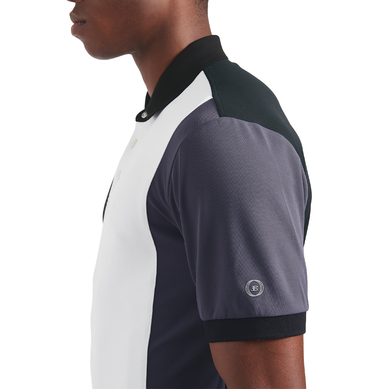 Pique Color Short Sleeve Blocked Polo - Image 7