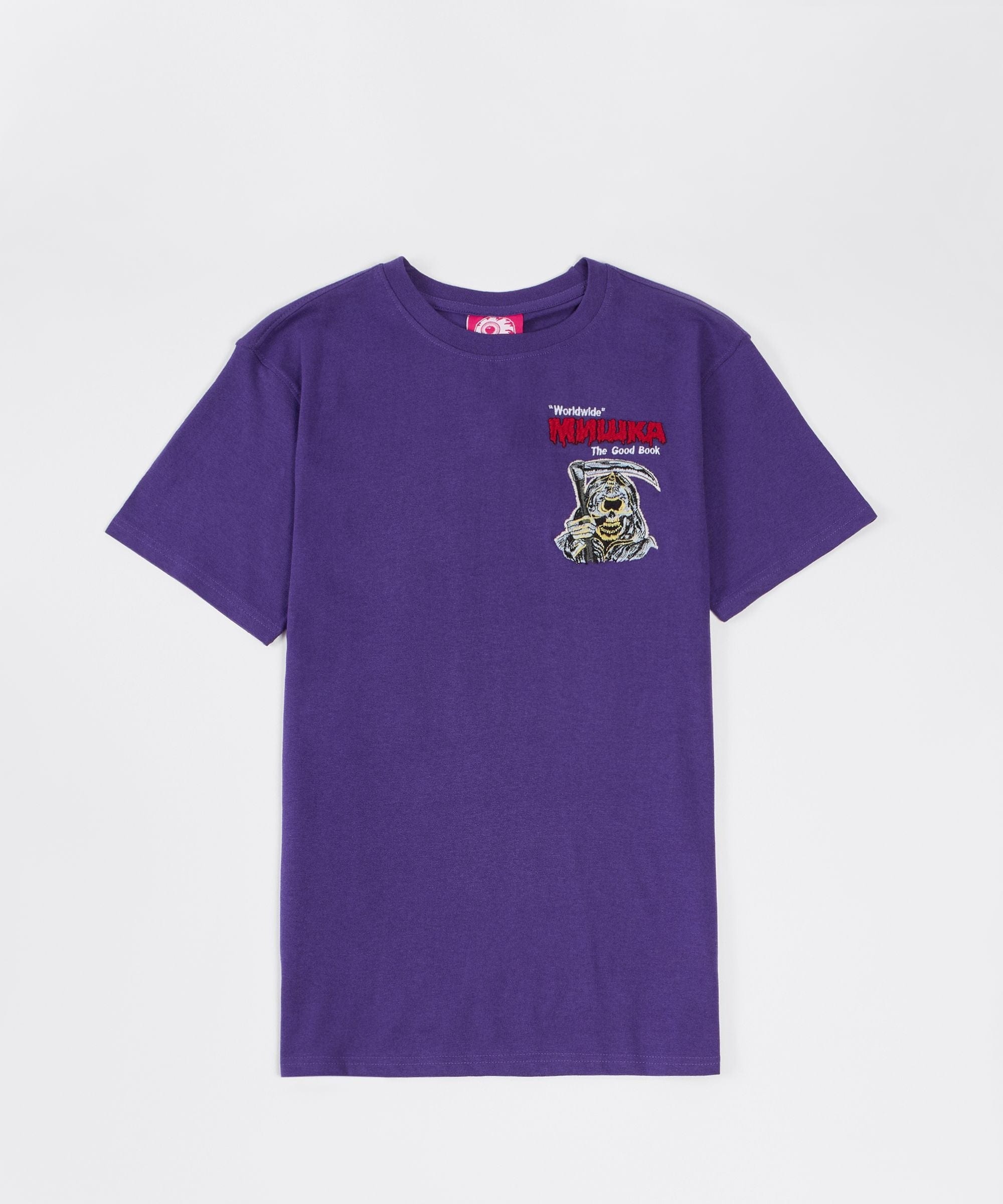 Mishka Fight Illiteracy Short Sleeve Tee - Purple - Image 2