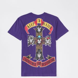 Mishka Destruction Short Sleeve Tee - Purple