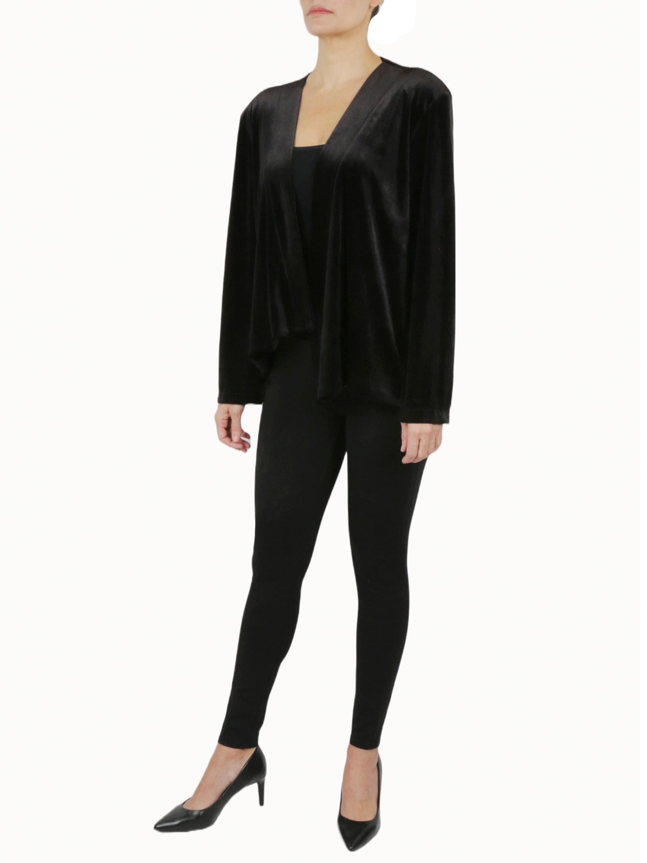 Open Front Cardigan Blazer - Image 4