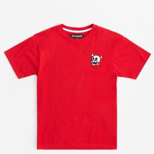 Crossbones Short Sleeve Tee - Red