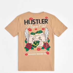 Hustler Players Club Short Sleeve Tee - Clay