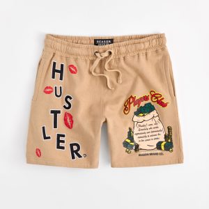 Hustler Players Club Short - Clay
