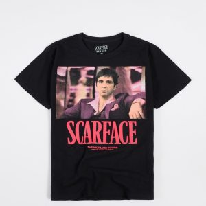 Scarface the World Short Sleeve Tee - Black
