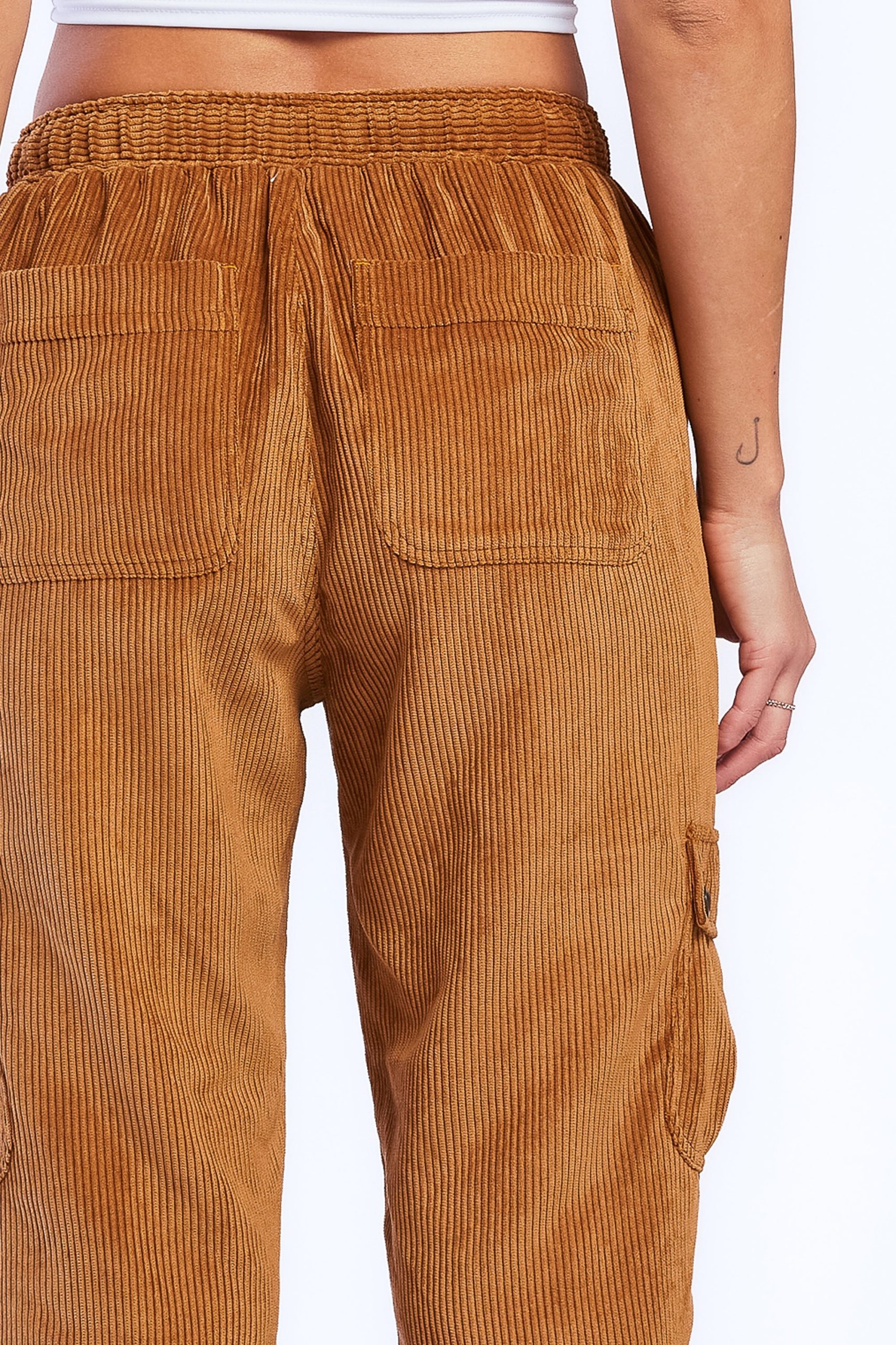 Sylvia Pull On Elastic Drawstring Cargo Jogger - Image 5