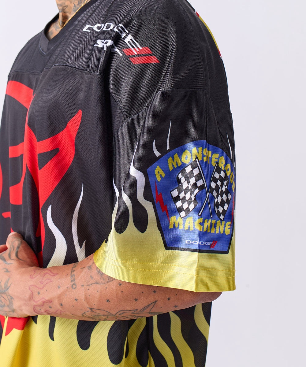 Dodge Football Jersey - Black - Image 3