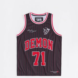 Dodge Demon Basketball Jersey - Black