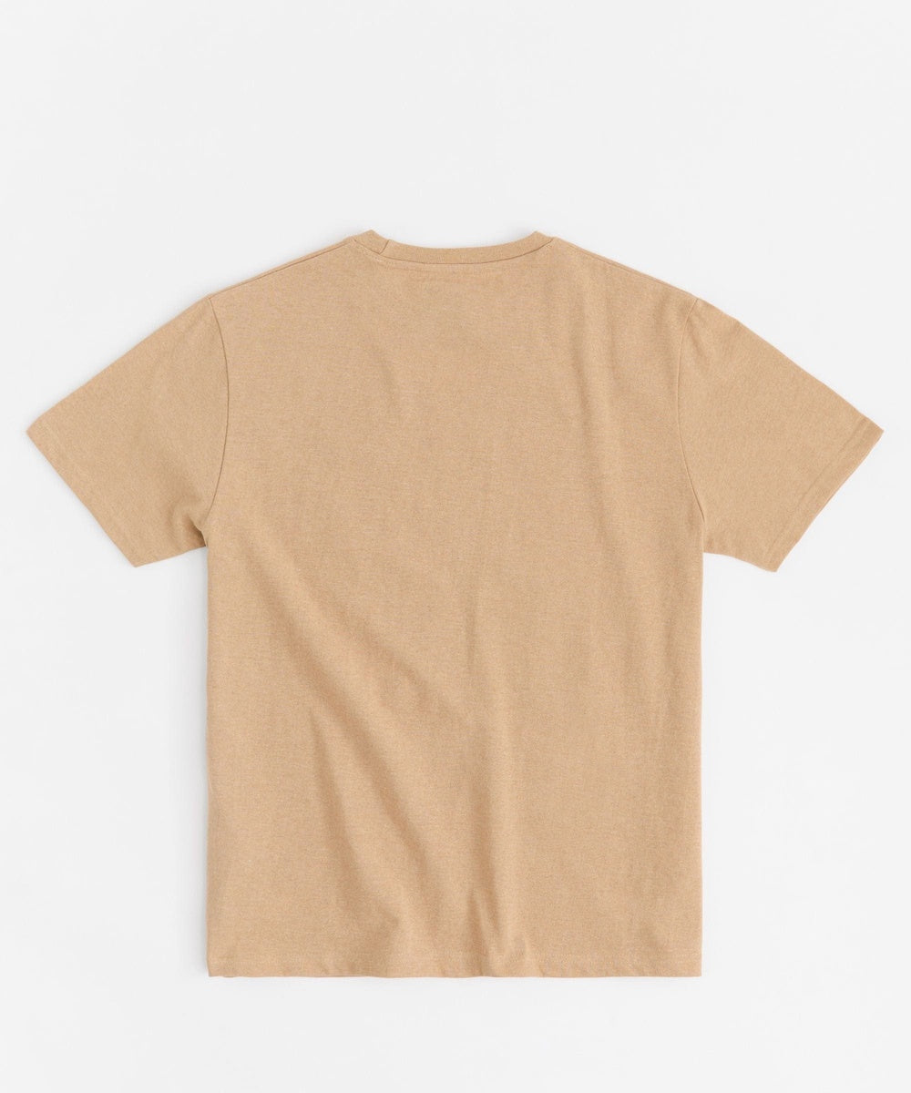 All We Trust Is Us Embroidered Short Sleeve Tee - Khaki - Image 3