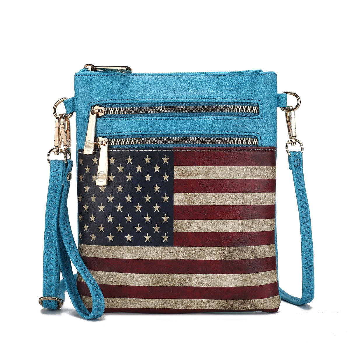 Genesis Printed Flag Crossbody Bag - Image 7