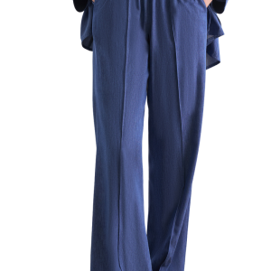 Denim Elastic Trousers - Pants