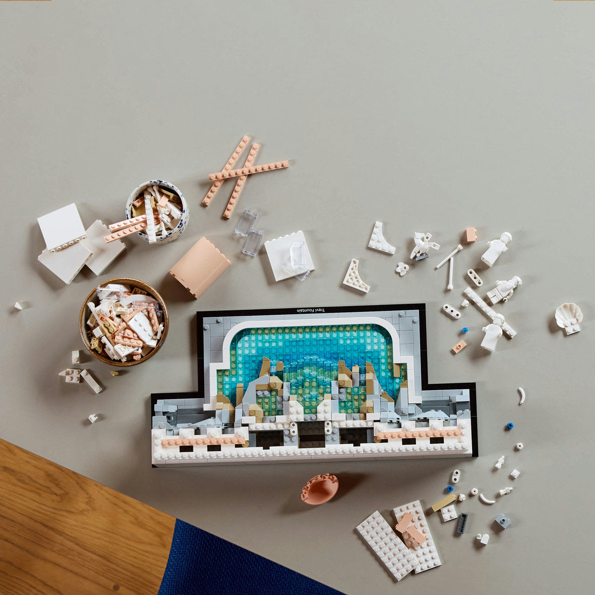 LEGO? Architecture Trevi Fountain Model. Italian Landmark Rome Memorabilia 21062 - Image 8