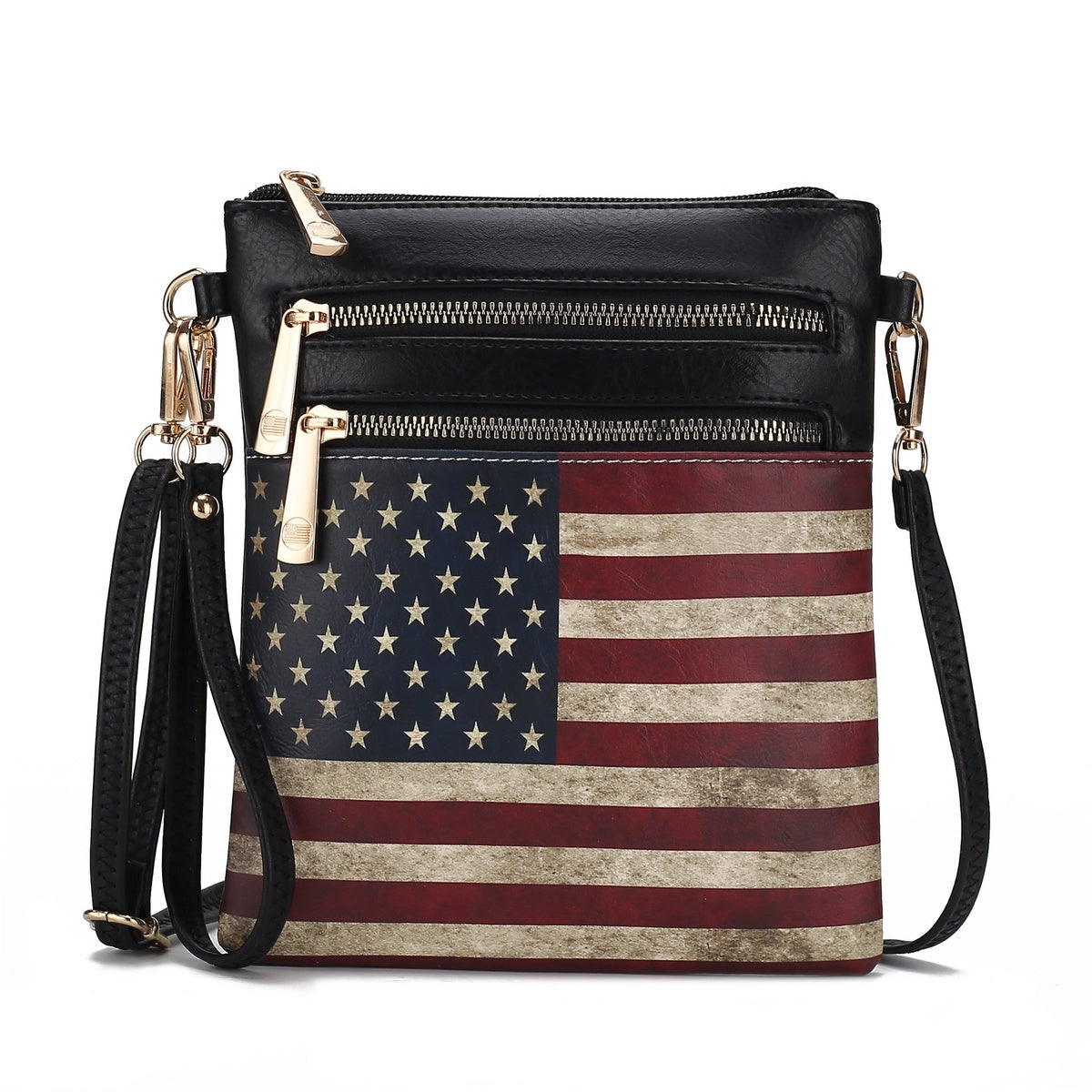 Genesis Printed Flag Crossbody Bag - Image 11