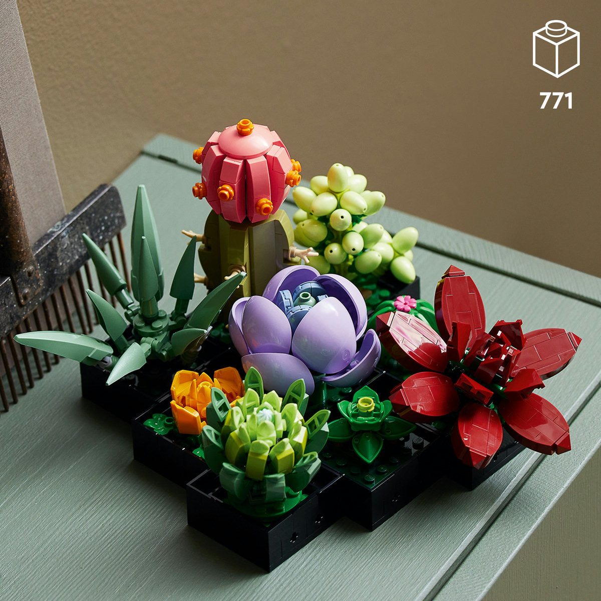 LEGO? Succulents 10309 Plant Decor Building Kit 771 Pieces - Image 4