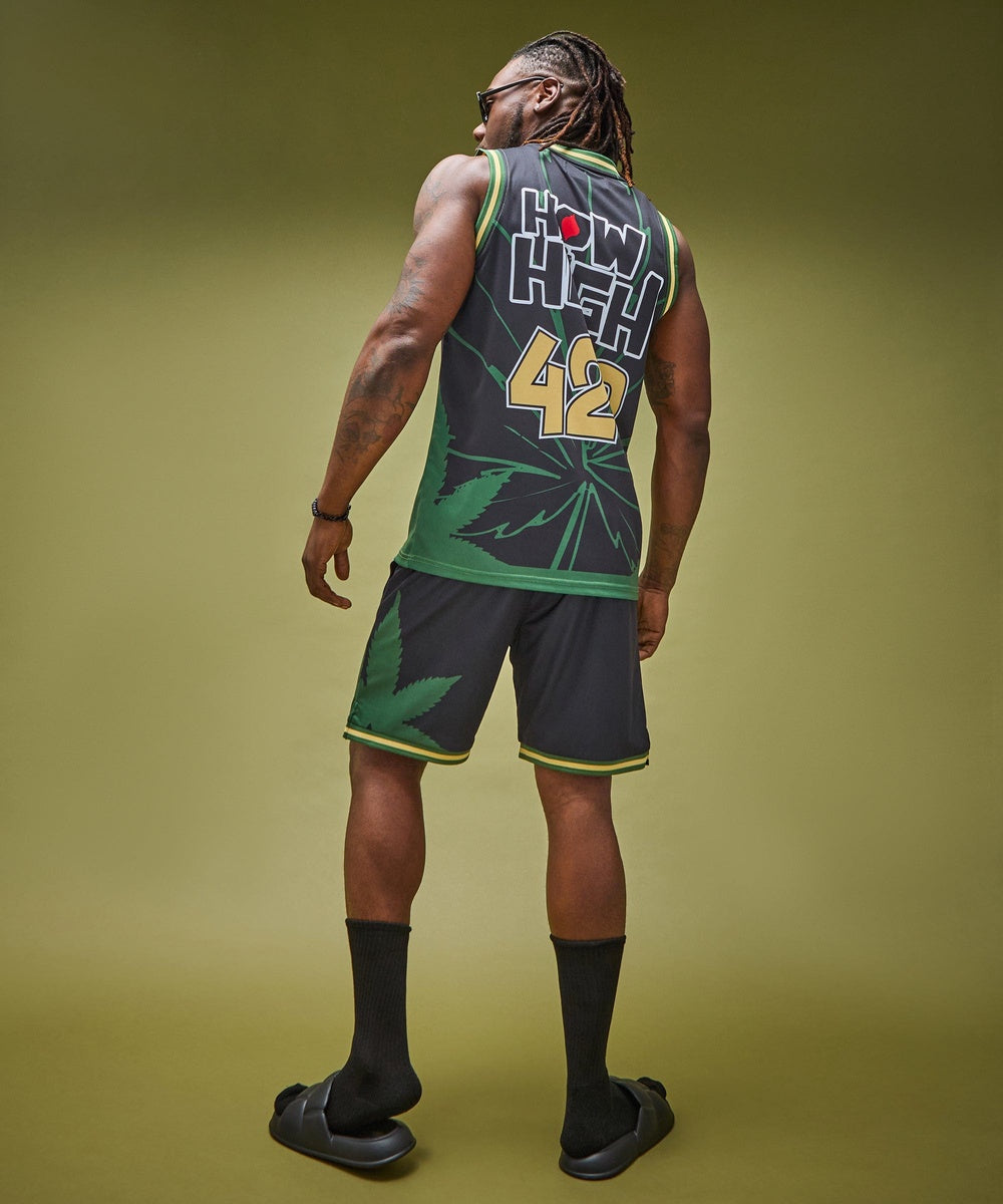 How High Basketball Short - Black - Image 14