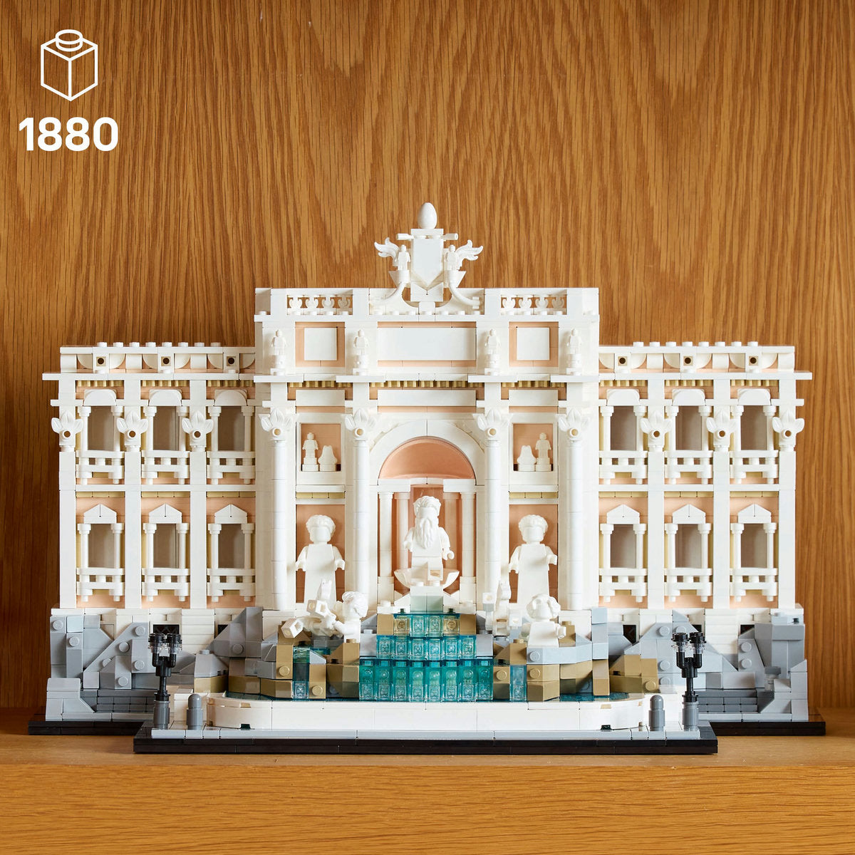 LEGO? Architecture Trevi Fountain Model. Italian Landmark Rome Memorabilia 21062 - Image 4
