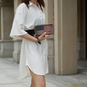 Uriel Printed Flag Wallet