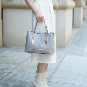Aurelia Embossed Shoulder Bag