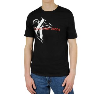 Short Sleeves Tilt Monogram Jean Tee