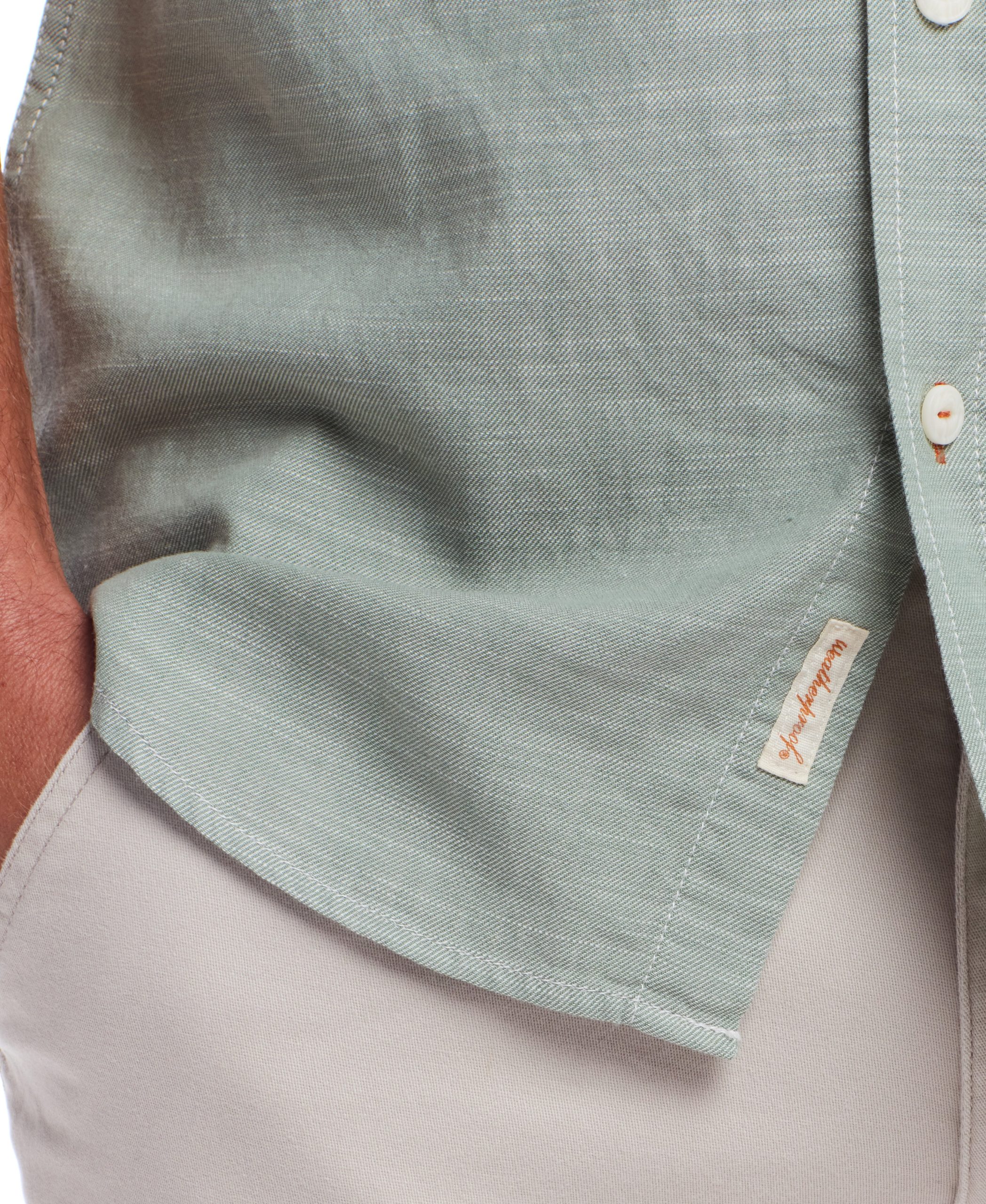 Weatherproof Vintage Men's L/S Solid Cotton Twill Shirt - Image 4